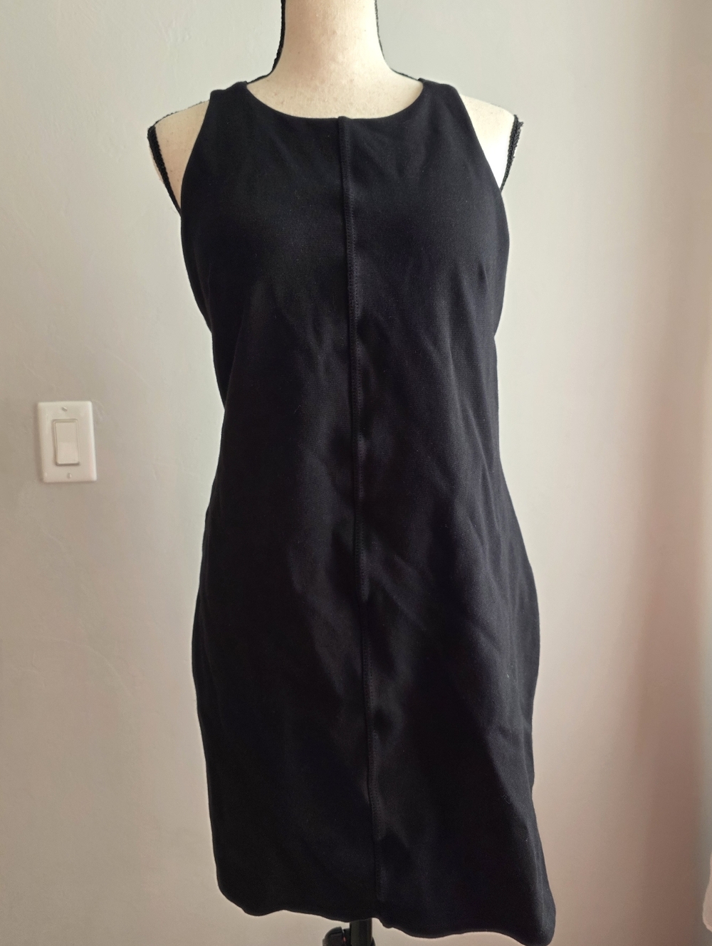 Athleta Whirlwind Tank Dress Black - Size 6